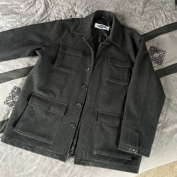 OLD NAVY Men’s wool coat. - Picture 2 of 4